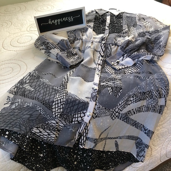 Kirna Zabete for Target chiffon shirt dress - Picture 2 of 5